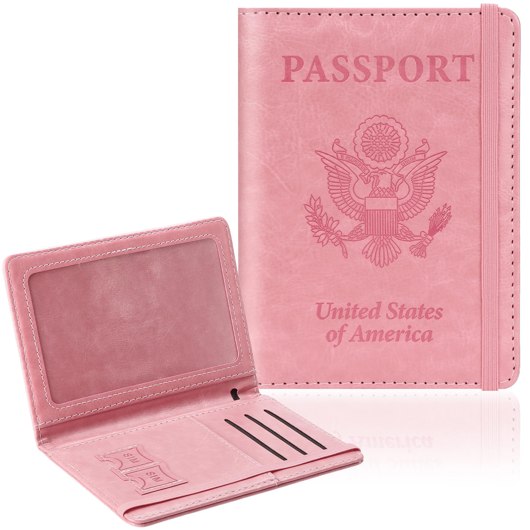 Travel Accessories Rfid - Reisepass-Etui, RFID-Schutz Reisepasshülle, Reisepass-Brieftasche für Damen,