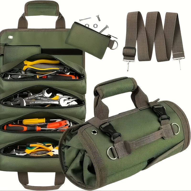 Travel Router Accessories - 1 Stück Rollbare Werkzeugtasche - Oxford-Stoff-Aufbewahrungstasche