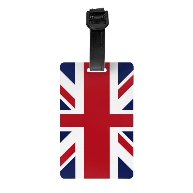 Travel Accessories List - Retro Union Jack Gepäckanhänger mit Namenskarte,