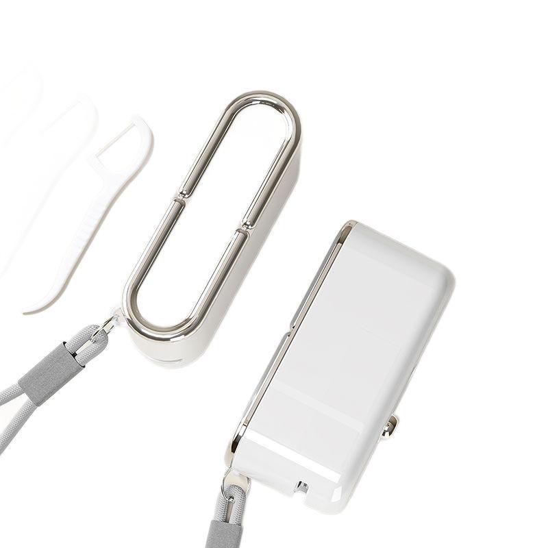 Travel Router Accessories - Tragbare automatische Zahnseiden-Aufbewahrungsbox mit Schlüsselband für