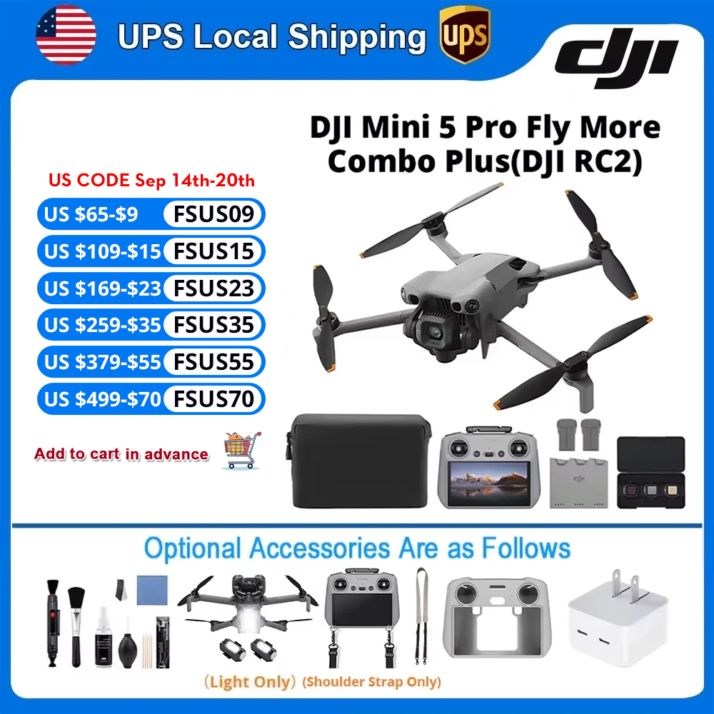 Travel Video Accessories - DJI-Drohnen mit Kamera | Mini 5