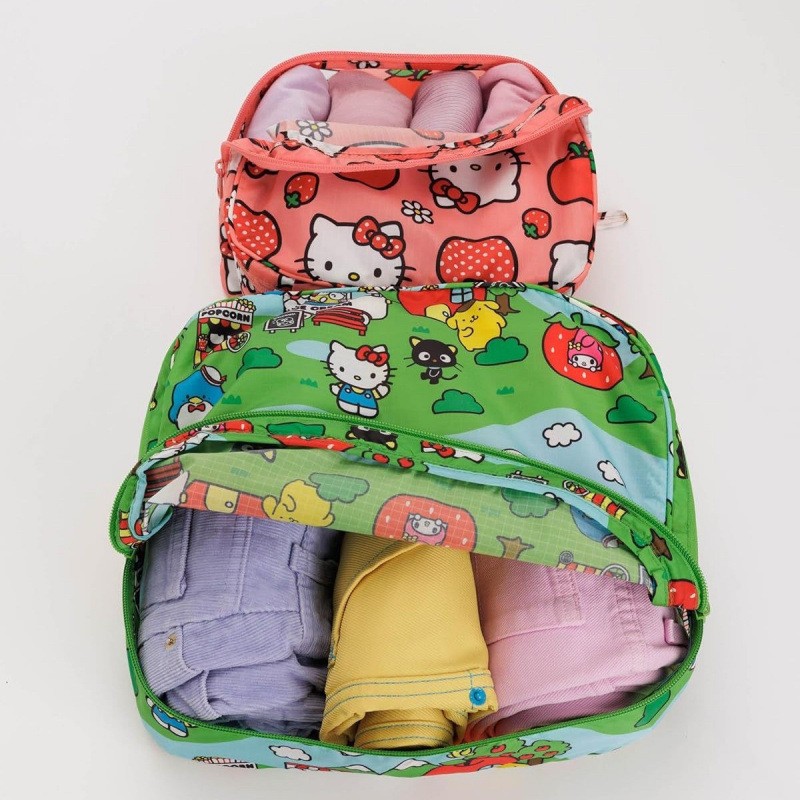 Travel Accessories Wholesale - 3-teiliges Set Kawaii HelloKitty Aufbewahrungstaschen Niedliche