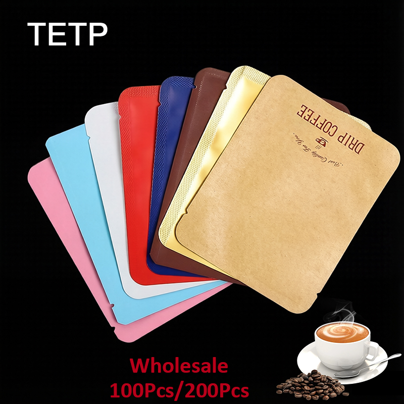 Travel Accessories Wholesale - TETP 100/200 Stück Kaffeetüten aus Aluminiumfolie