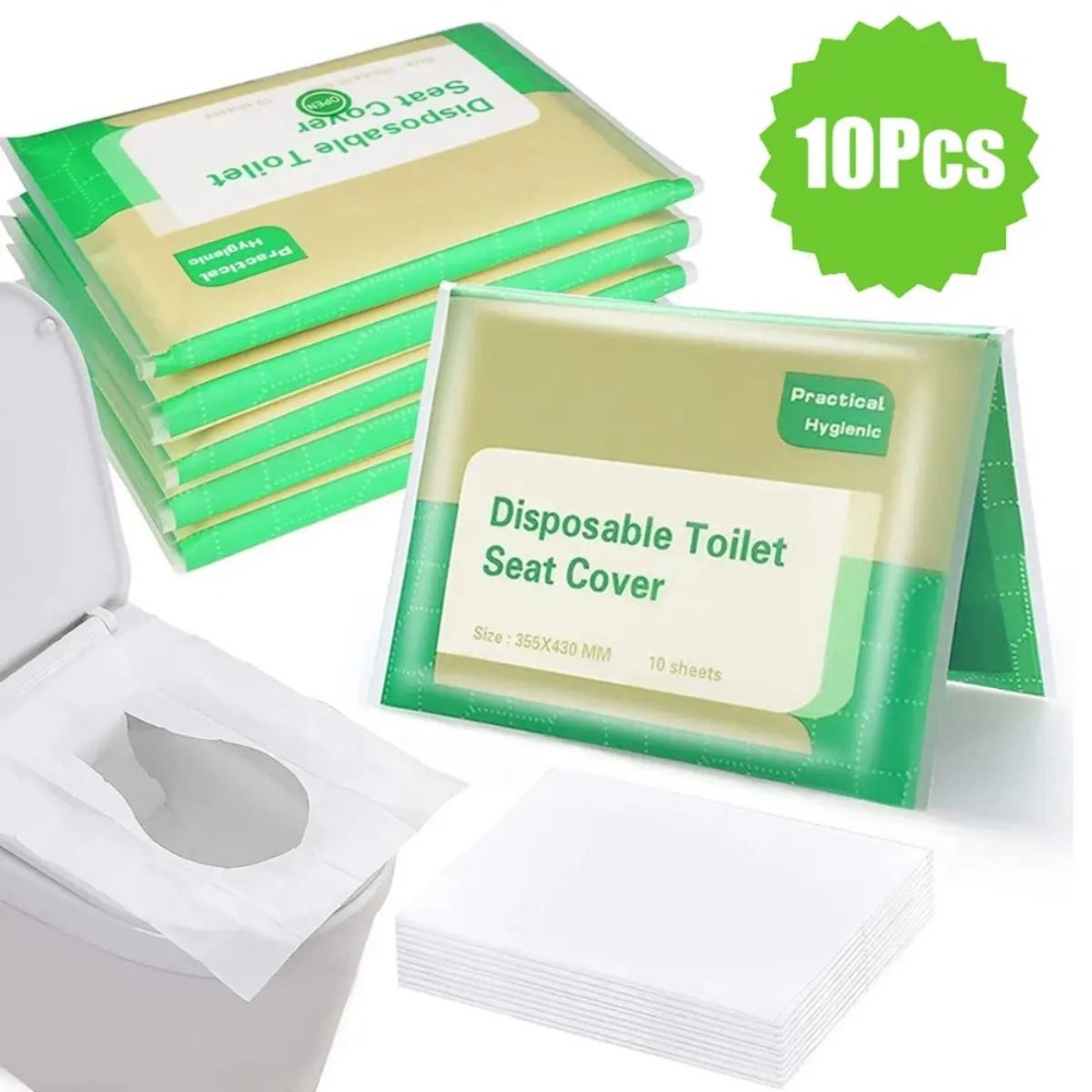 Travel Accessories Deals - 20/50 Stück Einweg-Toilettensitzauflagen, tragbares Reisezubehör, Hotel,