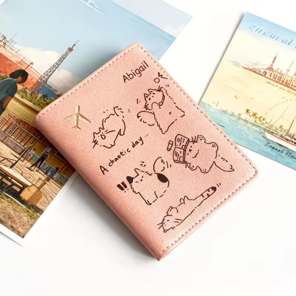 Personalisierter PU-Passhalter – Travel Accessories For Plane Bewertung und Preis