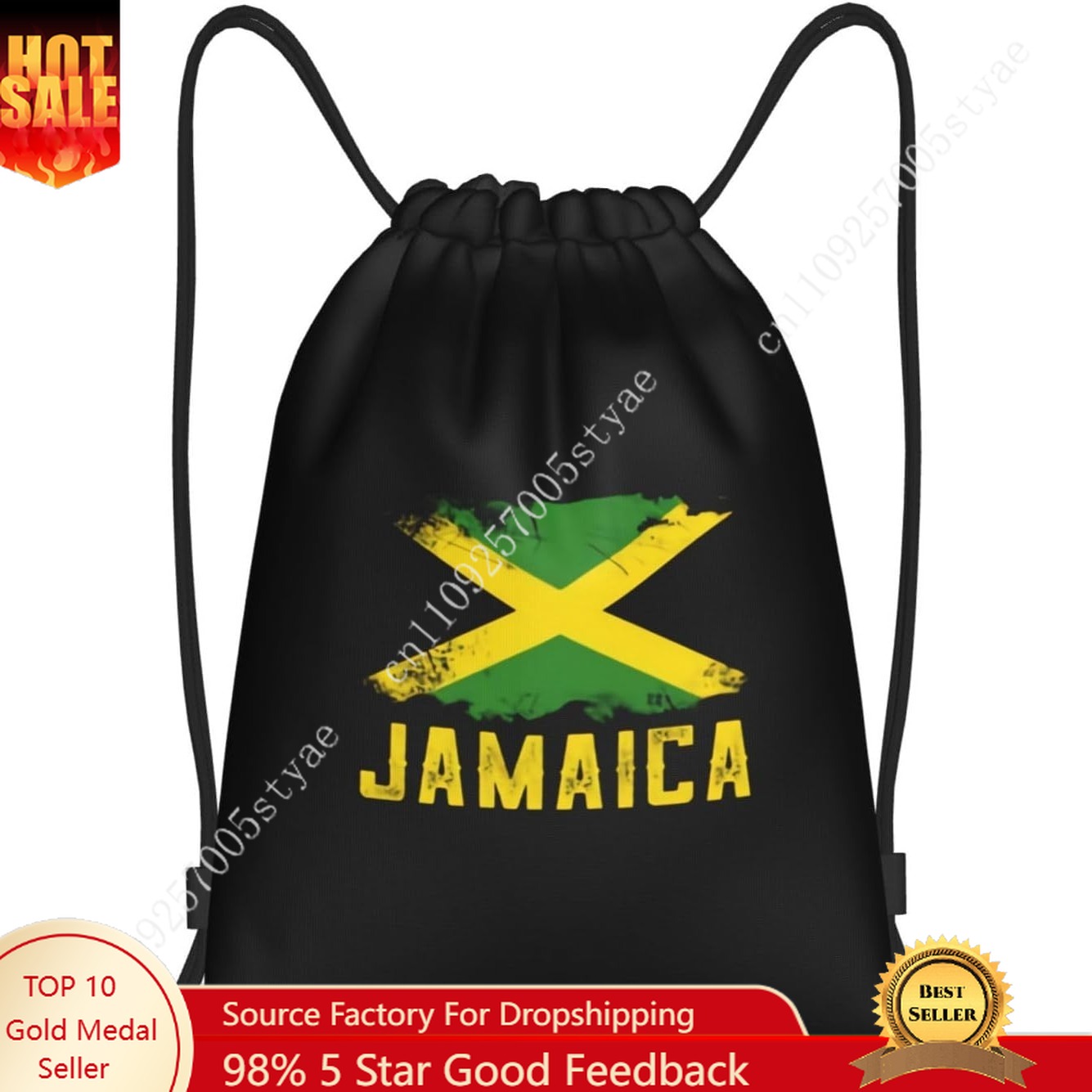 Jamaika-Flagge, Kordelzug, Ruc – Travel Accessories For Jamaica Bewertung und Preis
