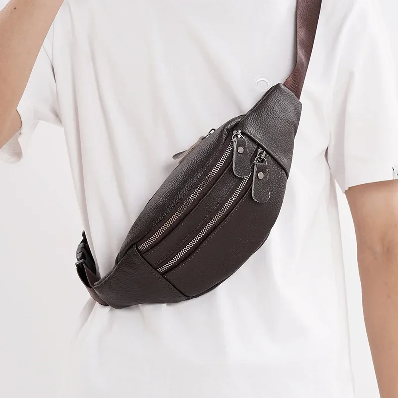 Herren-Gürteltasche aus echtem – Travel Accessories Tech Bewertung und Preis