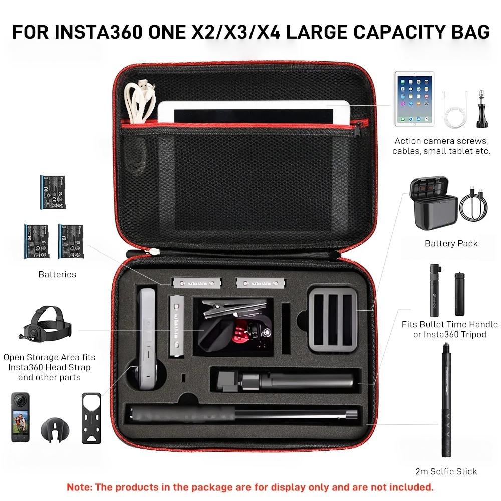 Box für Insta360 X5 X4 X3 X2,  – Travel Video Accessories Bewertung und Preis