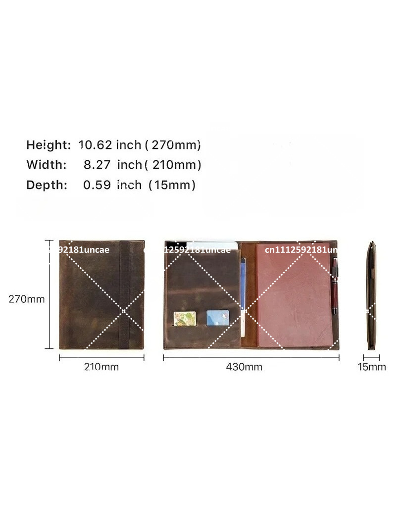 B5 Retro Leder-Dokumentenmappe – Document Organizer Folder Bewertung und Preis