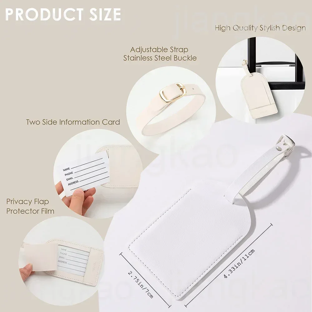 Personalisierter PU-Gepäckanhä – Travel Accessories List Bewertung und Preis