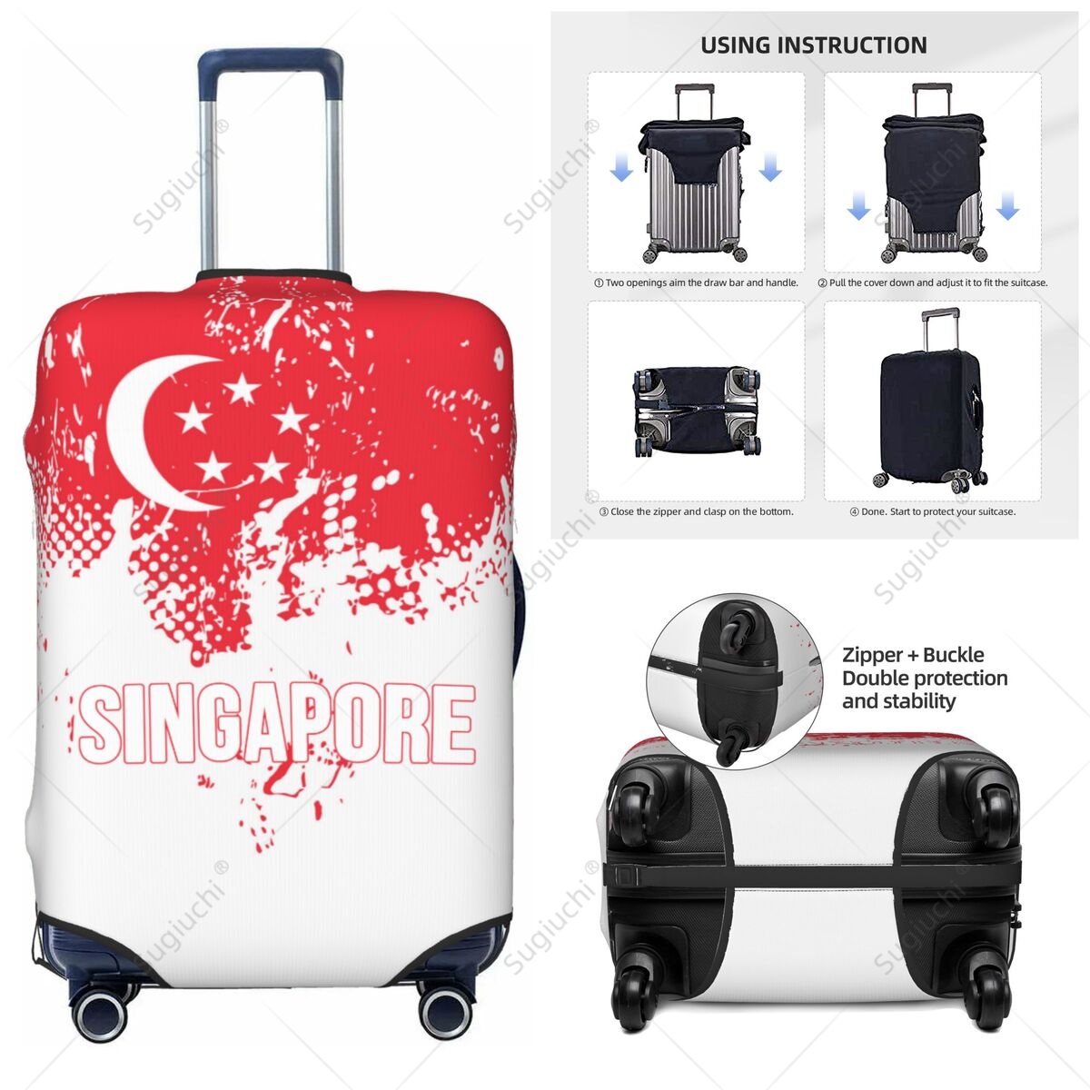 Gepäckabdeckung mit Singapur-F – Travel Accessories Singapore Bewertung und Preis